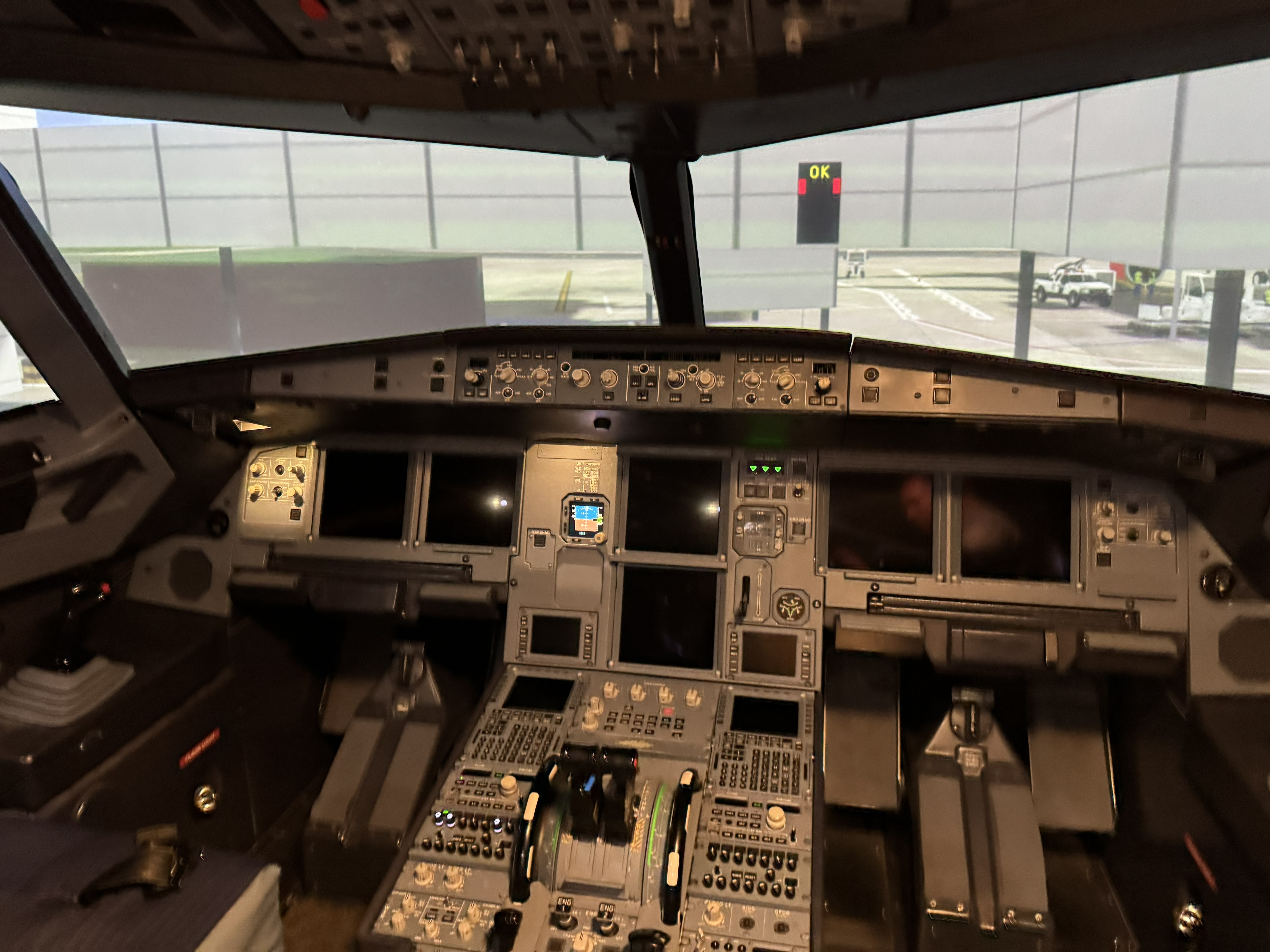 A320 full-motion simulator