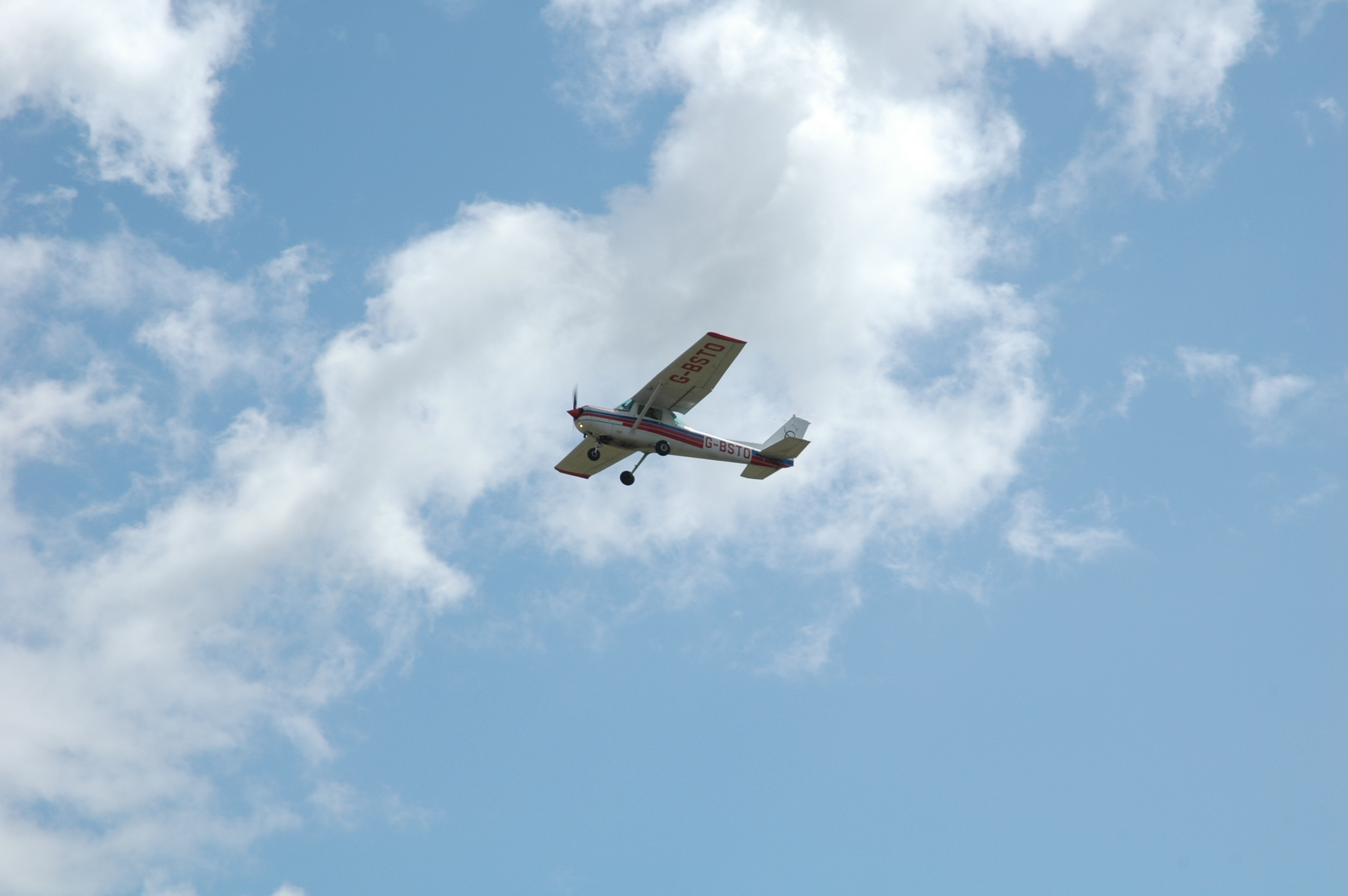Me at the controls of TO, just after depating runway 31 at Plymouth. additional image 3